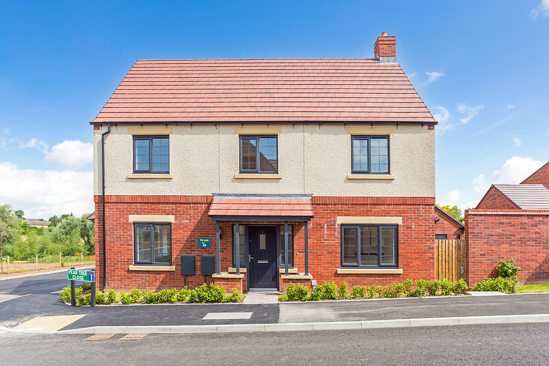 Exterior image of the 4 bedroom, semi-detached Coralberry home