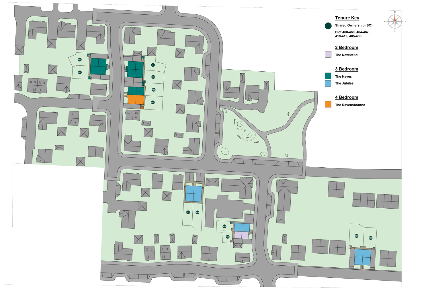 High Elms Park site plan