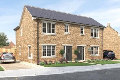 Exterior of the Godwit, a semi-detached home