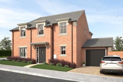 Exterior image of The Avocet house type a detached double fronted home