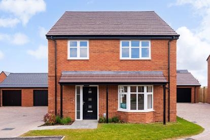 Front exterior showing plot 109 at the Orchards property development in Worcestershire
