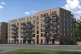 Gateway house 1 A large purpose built apartment building with balconies