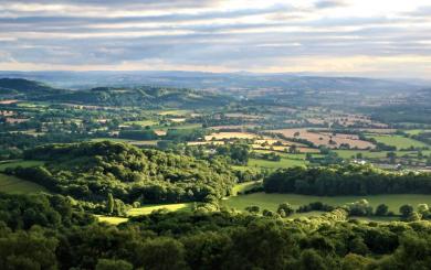 Ariel image of Worcestershire 