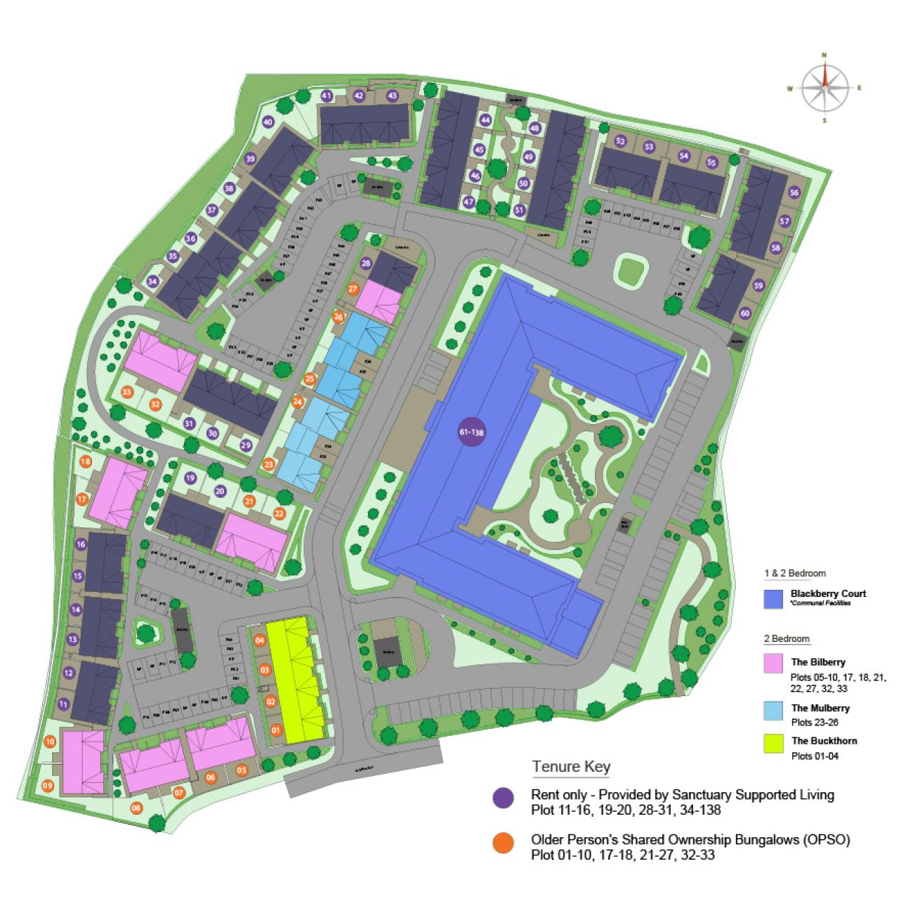 The Maples siteplan